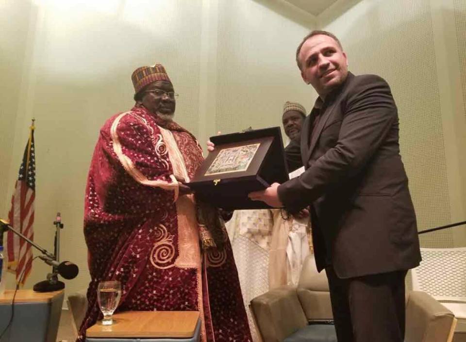 Imam cheikh cisse honnore à Washington dc