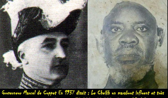 Baye Niass et le Gouverneur Marcel de Coppet