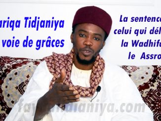 La sentence de celui qui délaisse la Wadhifa et le Assrou