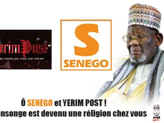 Senego et yerimpost Le mensonge est devenu une religion