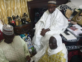 visite de Sanga Ndiaye chez Cheikh Mouhamadoul Mahi Ali Cisse à Medina Baye