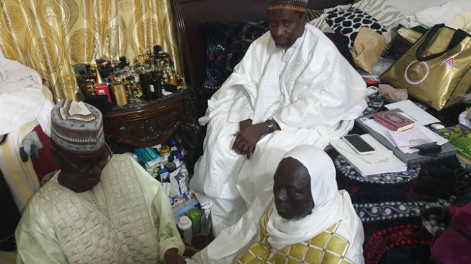 visite de Sanga Ndiaye chez Cheikh Mouhamadoul Mahi Ali Cisse à Medina Baye